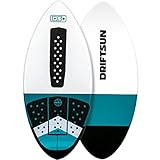 Driftsun Performance-Skimboard aus Fiberglas, 132,1 cm, Performance-Skimboard für Kinder und Erwachsene mit EVA-Traktionspad
