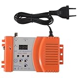 Joselin Neuer HDM68-Modulator Digitaler HF-Modulator AV-HF- UKW-UHF-PAL/NTSC-Standard Tragbarer Modulator EU-Stecker