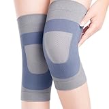 AIDIER Warme Elastische Kniebandage Baumwolle Rutschfest Knieschoner Schmerzlinderung Kniewärmer Leichte Atmungsaktive Knie Bandage für Arthritis Knieorthesen Beinwärmer Kniewärmer für Damen Herren