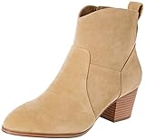 Amazon Essentials Damen Western-Stiefeletten Mit Gestapeltem Absatz, Bräunen, 38 EU