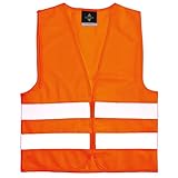 Korntex Warnweste Standard - Kinder, Orange, XS