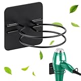 Tahbarshi FöHn Halterung, FöNhalter Ohne Bohren, Edelstahl FöHnhalter Wand, Selbstklebend Haartrocknerhalter für Bad Barbershop Hotel