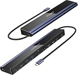 USB C Docking Station Dual Monitor 4K@60Hz - iVANKY 12-in-1 Laptop Dockingstation mit 2 × HDMI 3.0, 100W PD, 6 × USB, SD/TF, Ethernet, Thunderbolt 3/4 Hub für Windows/Lenovo/Dell/HP/ASUS/Surface usw.