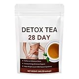 Detox Tee Zum Abnehmen 28 Tage,Natural Sanfte Entgiftung Und Reinigung Wohlbefinden Bei Blähungen, Detox Zum Abnehmen Und Entwässerung, Figurformung