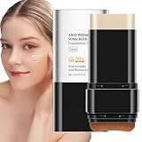 shpuuyy Gesichts Stift - Make-up Foundation Stift Für Frauen,Feuchtigkeitsspendender Concealer für Gesicht als Geschenkidee