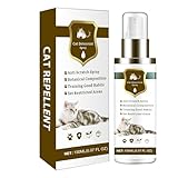 Qfdiwr Kratzfester Zerstäuber für Möbel – 150 ml sicher kratzfest Kontrolle für Katzen im Innenbereich – für Reifen, Haus, Garten, Rasen, Terrasse, Hof, Balkon, Allee, Terrasse, Pool