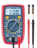 AstroAI Digital Multimeter voltmeter strommessgerät Tester Messung von AC/DC Spannung, DC Strom, Widerstand, Diode, Kontinuität Messinstrument mit großes LCD-Anzeige und Hintergrundbeleuchtung