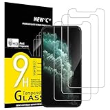NEW'C 3 Stück für iPhone 11 Pro, iPhone X, iPhone XS für Panzerglas, Frei von Kratzern, 9H Härte, HD Displayschutzfolie, 0.33mm Ultra-klar, Ultrabeständig