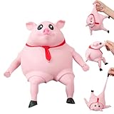 Stress Schwein Stress Spielzeug, , Piggy Squeeze Toy, Anti Stress Spielzeug, Kreatives Dekompressions Piggy, Fidget Toys für Kinder Erwachsener (S)