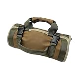 BESSTUUP Aufrollbare Werkzeugtasche – kompakte, tragbare, wasserdichte Werkzeugtasche für Männer, Vater, Tischler, Motorrad, Werkzeuge, 40 x 32 cm