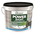 Ultrament Power Dicht - Bitumen Abdichtung 8 Liter, Universalabdichtung für Außen, Gebrauchsfertig, extrem flexibel und schnell trocknend, Anthrazit