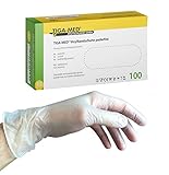 Vinylhandschuhe S M L XL BIG PACK 1000/4000 Stück puderfrei latexfrei Schutzhandschuhe Untersuchungshandschuhe Einmalhandschuhe (M, 1000)