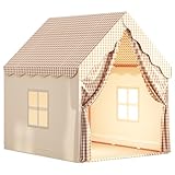 Yililay Kinderspielzelt 41 x 47 x 50 Zoll, atmungsaktives Spielhaus mit Tür und Fenster, faltbares Stoff-Kleinkindzelt für Weihnachtsgeburtstagsgeschenke