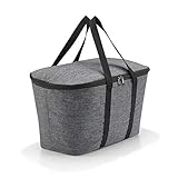 reisenthel coolerbag in Twist Silber – Kühltasche aus hochwertigem Polyestergewebe – Ideal für das Picknick, den Einkauf und unterwegs