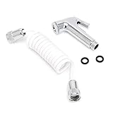 Handbrause für Kopf, Toilette, Bidet, Spray, Shattaf mit Feder, Badezimmer, Bidet, Wassersprüher, Reiniger, Spray, tragbar, Haustier, Baby, Stoffwindel, Waschmaschine, Dusche, Wassersprühkopf, Flasche