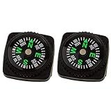 Ärmel Kompass Tragbarer Outdoor Survival Kompass Paracord Armband Kompass Für Überleben Camping Wandern 2 Stück Praktisches Design und langlebig