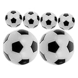 NULYLU 6er Set 32mm Tischfußball Bälle/Tischkicker Bälle Für Spannende Spiele Kleine Fußball Ersatzkugeln Für Tischfußball Und Spielspaß