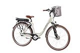 F.lli Schiano E-Moon Trek Series 28 Zoll E-bike Pedelec , e bike Elektrofahrräder für Erwachsene Herren / Damen bis 25 km/h comfort trekking electric Fahrrad mit Fahrradzubehör Akku Kettenschutz Korb
