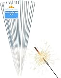 30x Happysparks® XXL Wunderkerzen 28 cm - Sternspritzer & Geburtstagskerzen Fontäne für Partys & Geburtstag & Hochzeit Silvester für Jugendlichen & Kinder