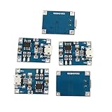 Mikikit 1A Lithium Ionen Akku Ladeboard Micro USB Lithium Batterie Ladegerät Modul Für DIY Projekte Perfekte ösung Für Li Ion Akku Ladeanwendungen