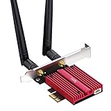Cudy AX5400 WiFi 6E PCIe Karte, Bluetooth 5.2, AX210 Modul innen, 802.11ax/ac/a/b/g/n, Windows 10/11 64-bit