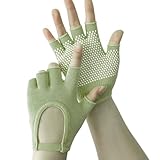 Ddujbtp Silikon-Handschuhe, rutschfest, 5 Finger, für Krafttraining, für Outdoor-Aktivitäten, Gewichtheben, Workout-Handschuhe, 2 Stück