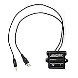 AMPIRE BTR300-HD universal Bluetooth-Adapter zum Musikstreaming mit Auto-Remote (3,5mm Klinke + USB, aptX), wasserdicht perfekt für Kfz/Auto/Home Hi-Fi/Boot/Marine