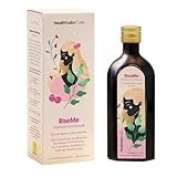 Vegan Omega 3 6 9, Premium Öl flüssig mit Vitamin A, D, E, Omega 3 6 9 hochdosiert, die Gesundheit und den Zustand der Haut unterstützen, 250 ml Himbeergeschmack