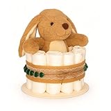 MilaBoo® Windeltorte Boho Style Junge & Mädchen (Boho Hase 20 cm)