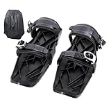 Schneeschuhe für Herren,Schneeschuhwandern | Schlittschuhlaufen,Leichte, rutschfeste Skiwerkzeuge, verstellbares Skizubehör mit Tragetasche, kompakte Schneeschuhe m