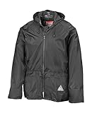 REGEN-ANZUG, Größe M, (Regenset bestehend aus Jacke und Hose), absolut wasserdicht, Farbe schwarz, lieferbar von Gr. S - XXL M