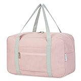 Narwey 20L Ryanair Handgepäck 40x30x20, Ryanair Handgepäck Tasche 40x20x25 Faltbare Klein Reisetasche Handgepäck Damen & Weekender Damen Herren (Rosa)