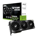 ASUS TUF Gaming GeForce RTX 5070 Ti 16GB GDDR7 OC Edition Gaming Grafikkarte (Nvidia GeForce RTX5070 Ti DLSS 4, 3,6-Slot Design, PCIe 5.0, 3x DisplayPort 2.1b, 2x HDMI 2.1b, TUF-RTX5070TI-O16G-GAMING)