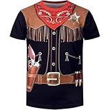 Herren T-Shirt mit 3D Digitaldruck trendiges Design bequemes Rundhals-Shirt für Freizeit Alltag atmungsaktives Sommer T-Shirt für Männer (Black, XL)