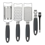 Baluue Praktisches Küchenreibe Ingwerreibe und Gemüseschneider Handheld Küchenhobel für Vielseitiges Schneiden und Reiben in Moderner Optik