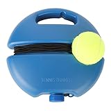 Acouto Einzel-Tennistrainer, Hohe Stabilität, Übungstrainingsgerät, Entwicklung der Koordinationsfähigkeit, Offener Tennisball für den Innen- und Außenbereich
