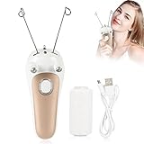Elektrischer Haarentferner Gesicht, Baumwollfaden Epilierer, Damen Gesichtshaarentferner, Frauen Schönheit Epilierer, Gesichts Threading Haarentfernung Rasierer Von Gesichtsarmbeinen(01)