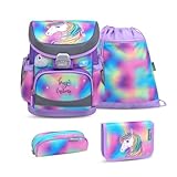 Belmil Mini-Fit Schulranzen Set 4 -teilig (405-33/AG/S) (Rainbow Color 2)
