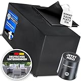 Abdeckplane Gartenmöbel Winterfest - wasserdichte Schutzhülle Tischabdeckung Outdoor - robuste reißfeste 420D Oxford Gewebe - Abdeckhaube Plane UV-fest - inkl. Smart Protect Cup