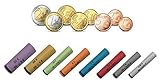 3701 Münzhülsen vorgefertigt gerollt + gemischt von 1 Cent bis 2 Euro (119er Pack)