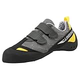 ZHENSI Kletterschuhe Herren Damen Jugend Anfänger Professionelles Klettern Bouldern Trainingsschuhe,Grau,44 EU