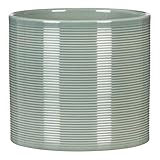 Scheurich Blumentopf aus Keramik, Farbe: Sage Green, 19 cm Durchmesser, 17 cm hoch, 4 l Vol.