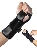 XRUIDI Handgelenkbandage zur Linderung von Karpaltunnelsyndrom, Arthritis, Schmerzen, Nachtstütze für Damen und Herren, Arm-Handstütze bei Sehnenentzündung, Arthritis, Verletzungen,