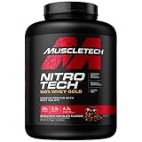 Whey Protein Powder, MuscleTech Nitro-Tech Whey Gold Protein Isolates & Peptides, Protein Powder for Muscle Building, Protein Powder for Men and Women, Double Rich Schokolade ,2.27kg (71 Servings)