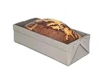 duisoad 2 Stück Kastenform Kuchen, Faltbare Silikon Backformen Brotbackform Kastenform Brot für Kuchen, Brotbackformen, BPA-freie