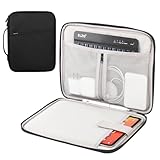 Arvok 9-11 Zoll Tablet Tasche für das Neue 11' iPad Pro M4/iPad Air M2 2024, iPad 10,9' (10. Generation), iPad Pro 11' 4/3/2, iPad Air 5/4/3 10,9'/10,5', wasserfeste Tablet-Tragetasche, Schwarz