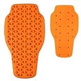Rückenprotektor Motorrad Abnehmbare, Rückenprotektor-Einsatz 42 x 23 cm, Motorrad Rückenprotektor Reiten, Protektorenweste Motorrad, Flexibel und Atmungsaktiv, Hohe Sicherheit, Unisex-Erwachsene