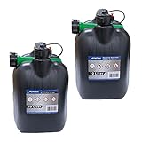 PETEX 44311004 Reserve-Kraftstoff Kanister, schwarz, 2x 10 Liter = 20 Liter