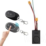 Scooter Alarm mit Fernbedienung, Diebstahlalarmsystem für Roller | Alarmanlage Diebstahlsicherung mit lautem Ton, Diebstahlsicherung, professioneller Alarm mit Bewegungssensor