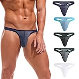 Summer Code Herren Jacquard Tanga Low Rise elastische Taille Unterwäsche